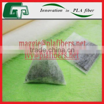 biodegradable triangle pla teabags, pla teabag made of pla nonwoven