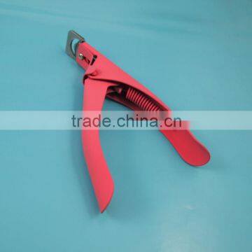 Acrylic UV Gel false nails art tips rubber plastic clippers edge cutter