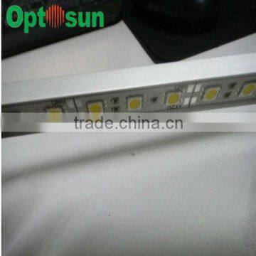 12v DC high bright rigid led strip with 72leds/m(OS-5050W72G)