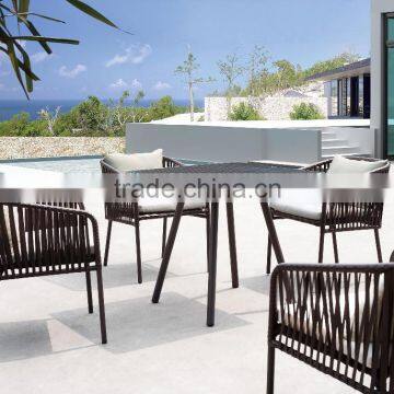 Outdoor furniture wicker Rattan Dining and chair Rattan Beach Furniture