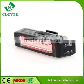 3.7V 500 mah lithium battery bike 150 lumens USB bicycle tail light