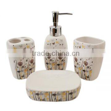 Glazed Bath Ceramic Bathroom Set photo-5