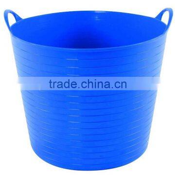 plastic laundry basket with handle