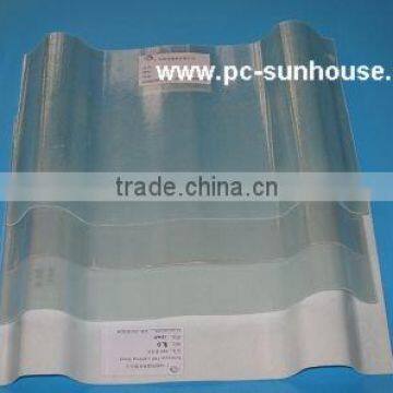 translucent corrugated sheet with UV resistant