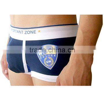 Summer New Style Cotton Men's Cotton Boxer Shorts Underwear Men US POLICE Print Personality Design Boxer Shorts