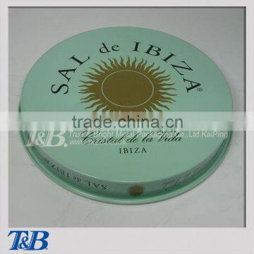 custom OEM colorful round first grade tinplate Tin Tray