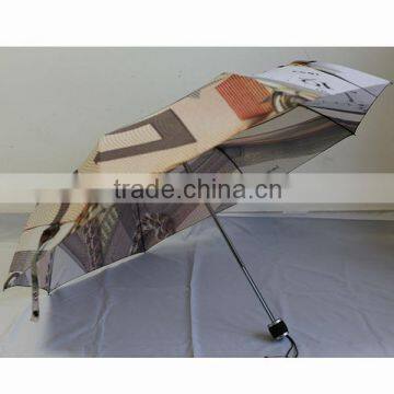 Special printed alarm clock umbrella