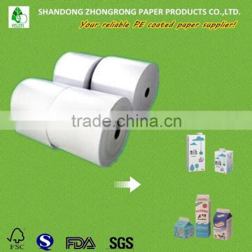 liquid paper box packing paper with pe laminated