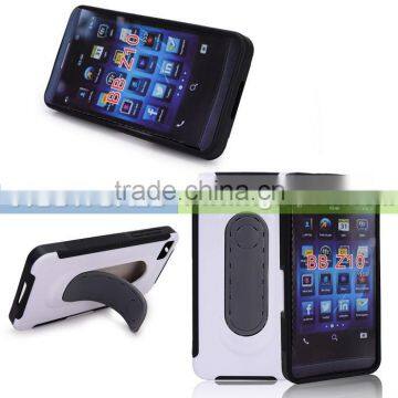 Luxury Premium Stylish PU Leather Folio Case Cover Skin With Back Stand For Blackberry Z10