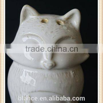 Ceramic 3d Fox White Salt and Pepper Containers photo-2