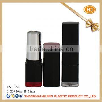 Custom square shape lipstick packaging with clear base