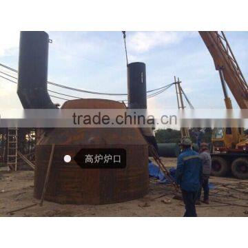 Nickel iron 80 m2 of blast furnace Nickel iron sintering machineThe blast furnace equipment The small blast furnace