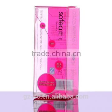 small clear plastic packaging boxes for cosmetic