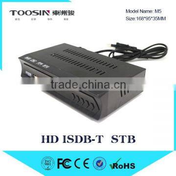 full seg isdb-t set top box decoder with NOVATEK for South America