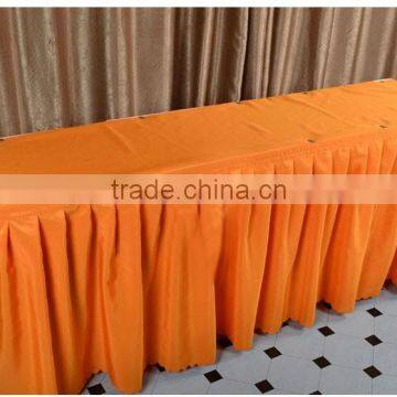 wedding table skirting