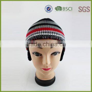 Custom Design Beanies100% Wool Beanies Knitted Cap,crocheted Knitted Cap photo-3