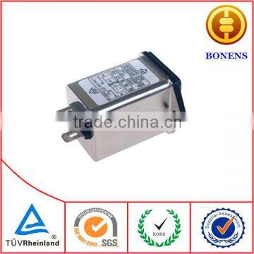 solder type socket with insurance anti-interference EMI power filter