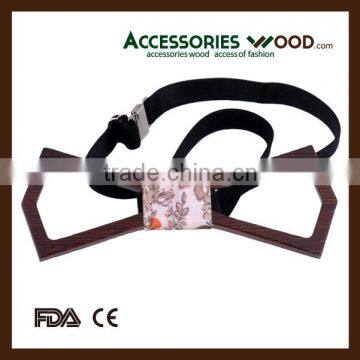 New Style OEM Design Wood Bowtie for Businessmen photo-3