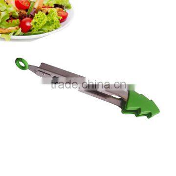 Christmas Tree Shape Silicone Food Tong For Sale