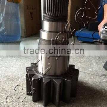 excavator JS220LC swing gear shaft for for JS220 swing vertical shaft