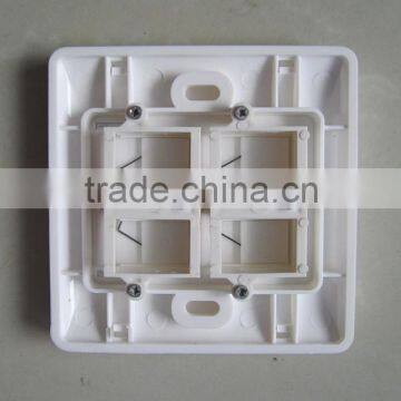 Latest Network Cat6 One Port, Dual Port Face Plate/RJ45 Faceplate photo-4