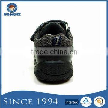 OEM Welcomed Breathable Mesh Lining Black Action Shoes for Kids photo-2