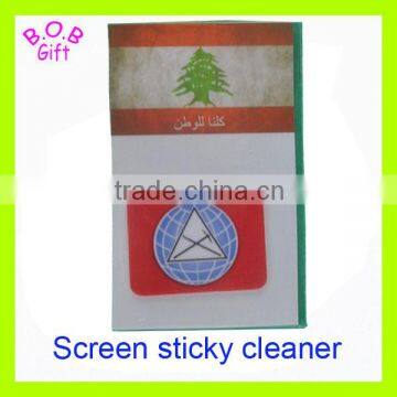Cute promotional sticky screen cleaner for iphone ipad