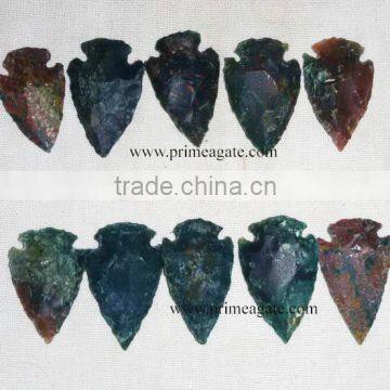 Blood Stone Arrowheads | Wholesale Indian Agate Arrowheads