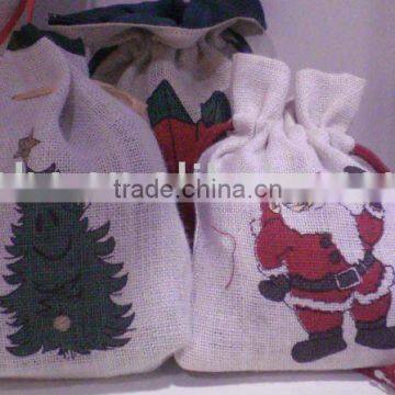 Jute Bag for Christmas Gifts ( JBC-009 )