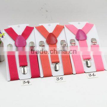 High Elastic Solid Color Kid Suspenders Baby Boy Girl Children Clothing Accessories Suspenders