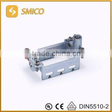 3 modules Metal hinged frames for heavy duty connector for H10B