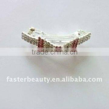 Wholesale small size Silver metal hair barrette from China