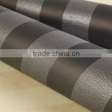 Modern Stripe Nonwoven Office Decor Wallpaper photo-5