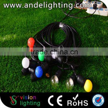 E27 rubber lamp holder led belt light for outdoor holiday decoration