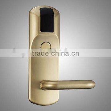 Zinc alloy RFID card lock with low power consumption and low temprature , RFID hotel door lock system K-3000Y6