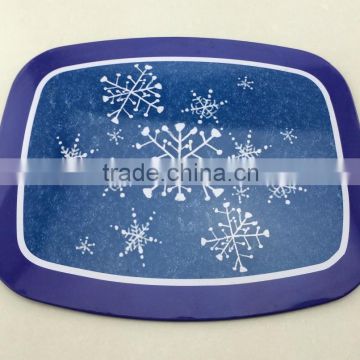 Exquisite food grade metal tin tray with CMYK printing