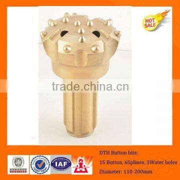 DTH 15-button drilling bits