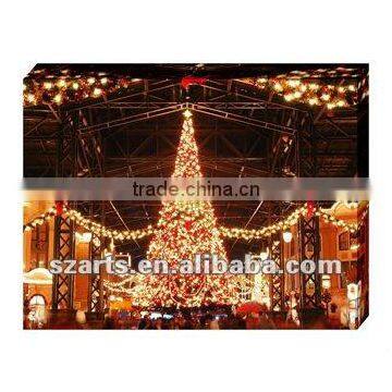 Christmas Tree art painting on canvas