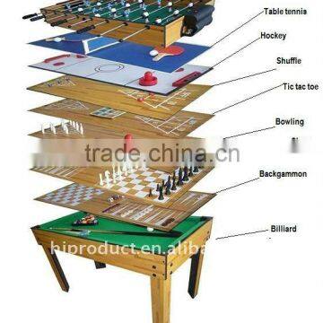 Manufacturer 9 in 1 multifunctional game table kids multi game table full accessories