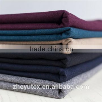 Melton Recycled Wool/Poly Blended Wool Fabric