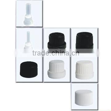 black plastic cap