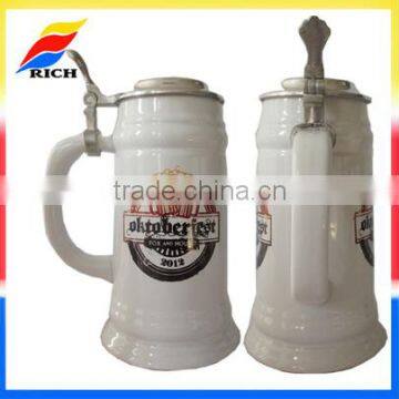 handmade cheap beer steins beer mugs with lid