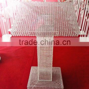 Foshan wedding occasion wedding acrylic crystal podium