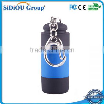 most powerful keychain led flashlight wholesale torch with usb charger