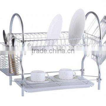 kitchen chrome dish rack