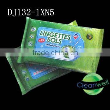 (DJ132-1XN5)Disposable wet floor wipe