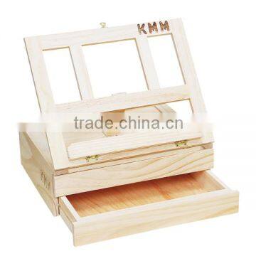 Natural handmade high quality wooden reading stand holder bookends