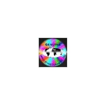 Reflective hologram sticker