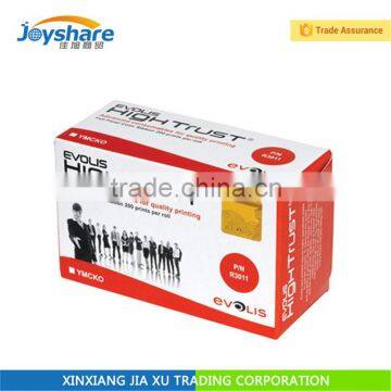 Original Evolis Pebble4 R3011C Full Color Ribbon YMCKO