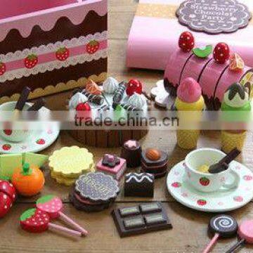 Mother garden wooden toys, afternoon tea series